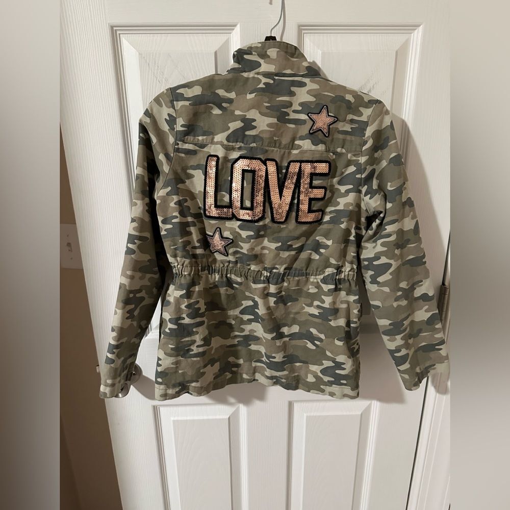 Children’s Place Girls Camo Light Weight Jacket - XXL 16